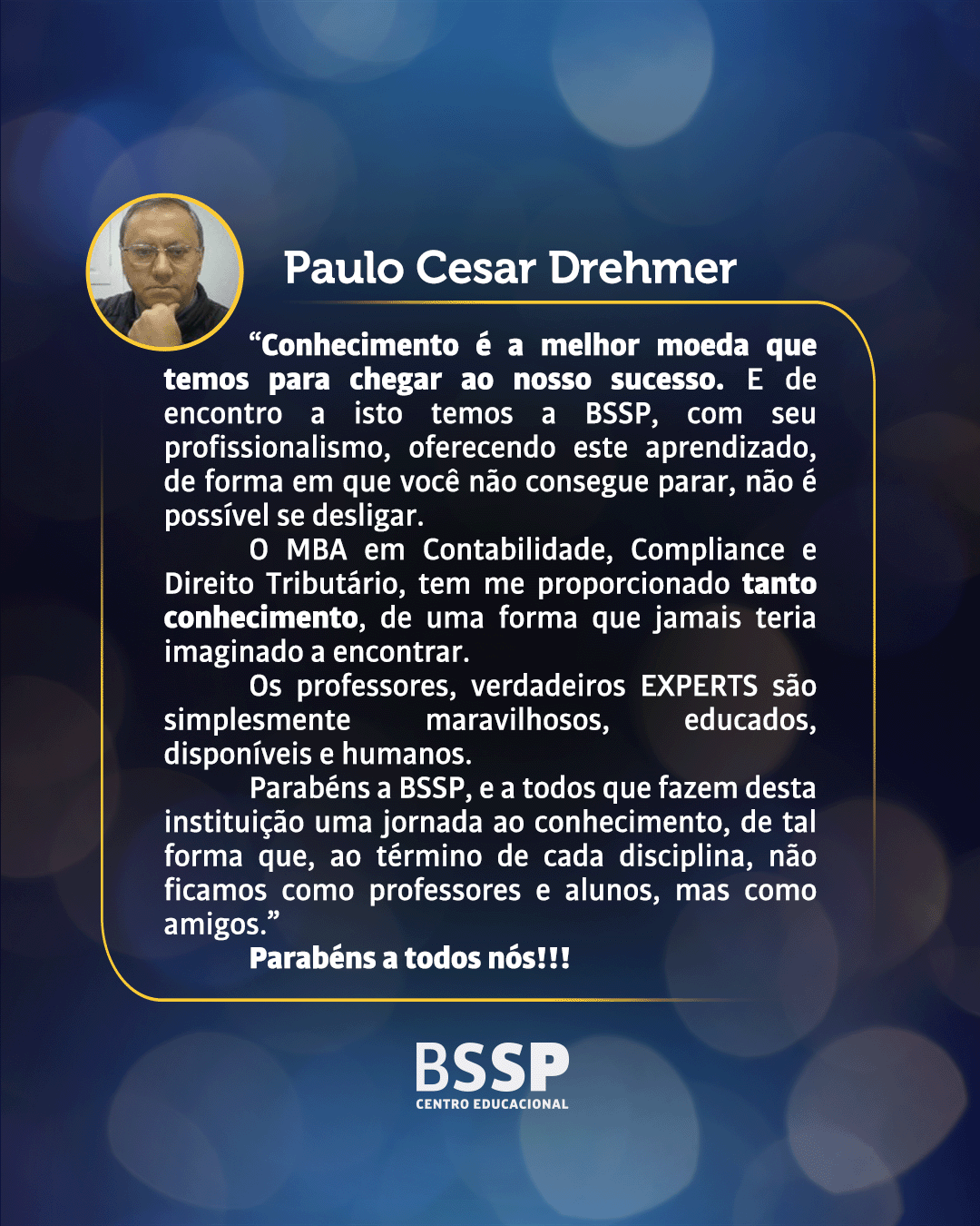 DEPOIMENTO Paulo Drehmer