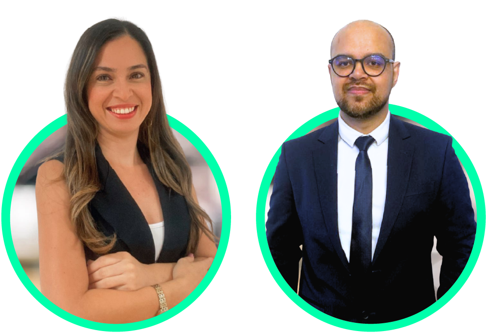 Palestrantes Sábita Pontes e Neromar Farias