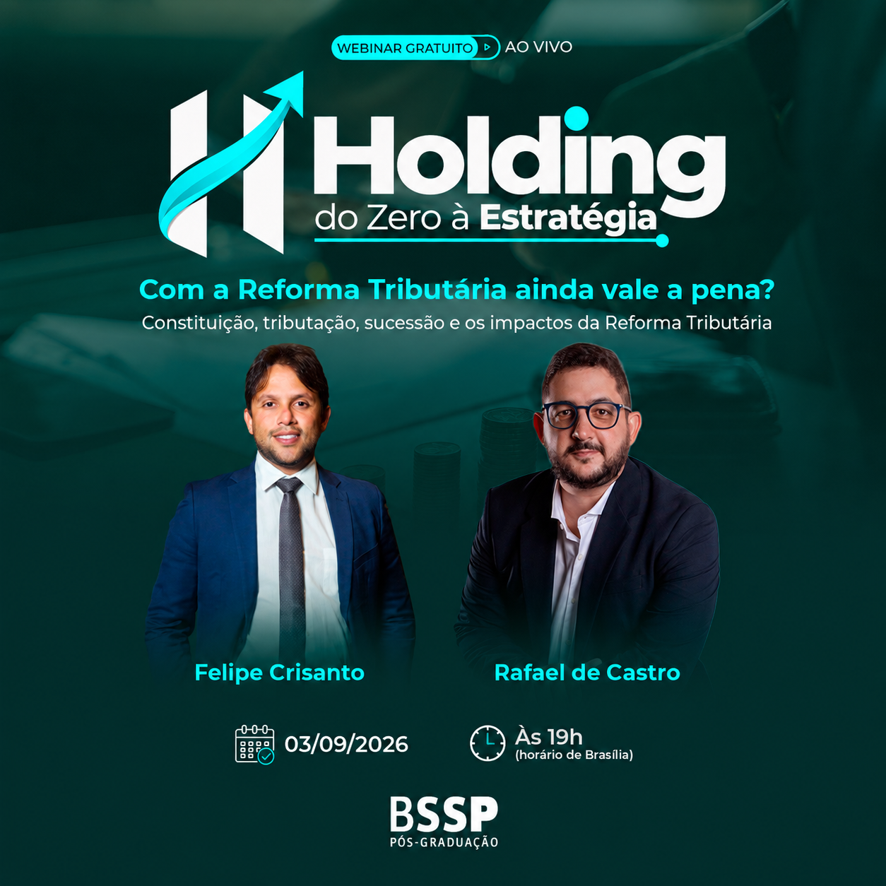 Evento Holding do Zero à Estratégia da BSSP